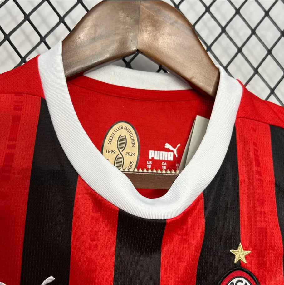 AC Milan Local 2024/2025 Talla Niño