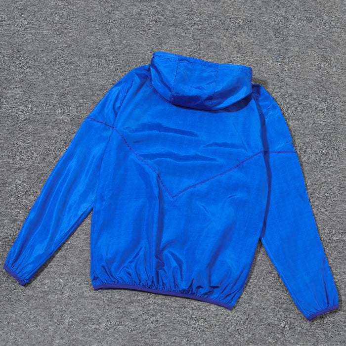 Argentina Blue and Dark Blue Windbreaker