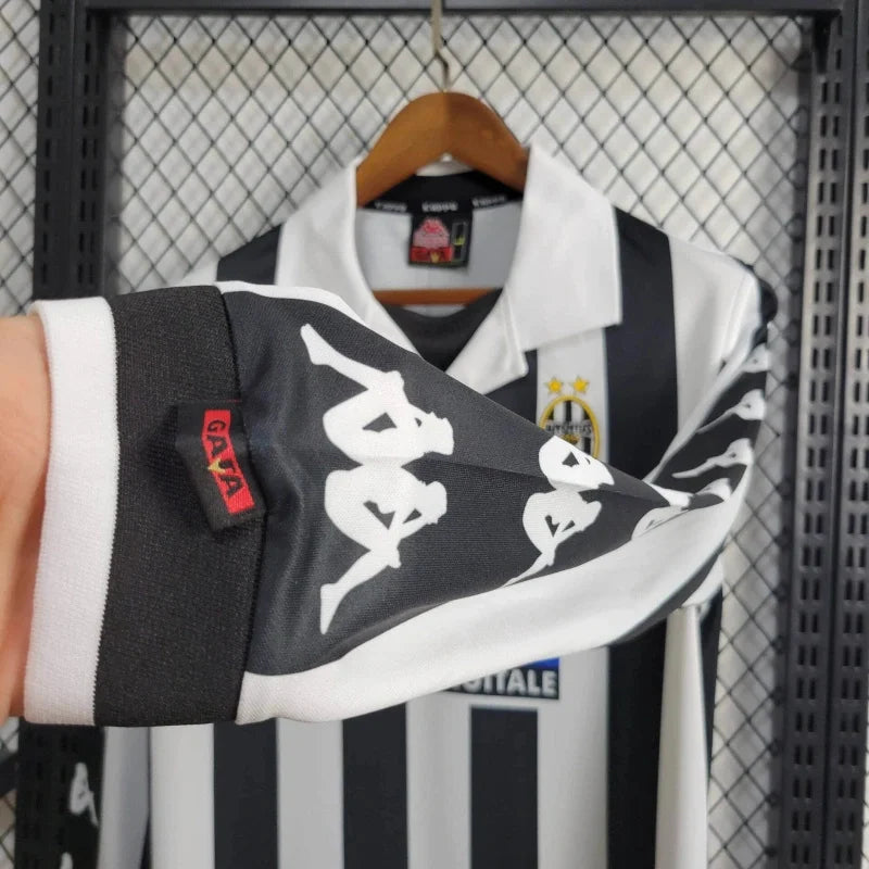 1999-2000 Retro Juventus Local Manga Larga