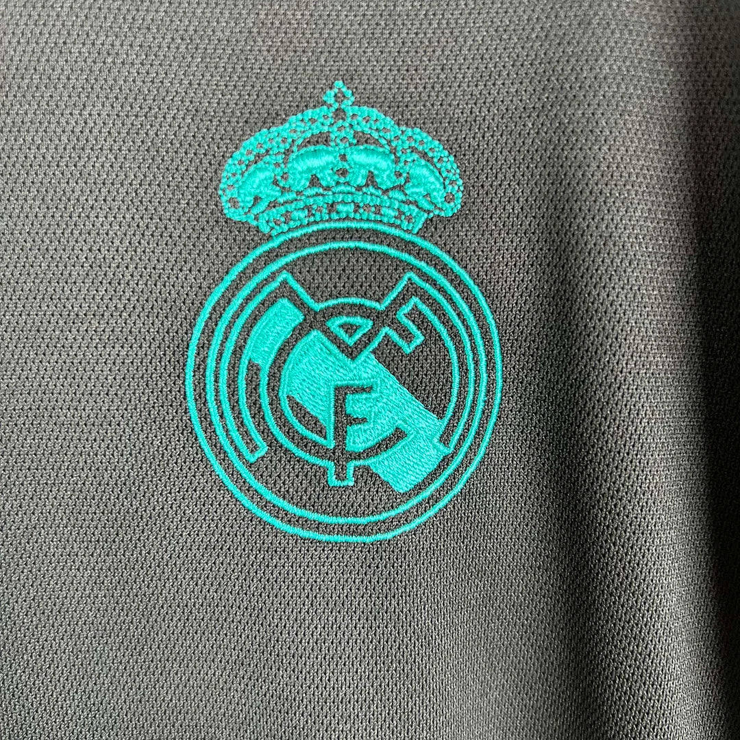 2017/2018 Retro Real Madrid Visitante Manga Larga
