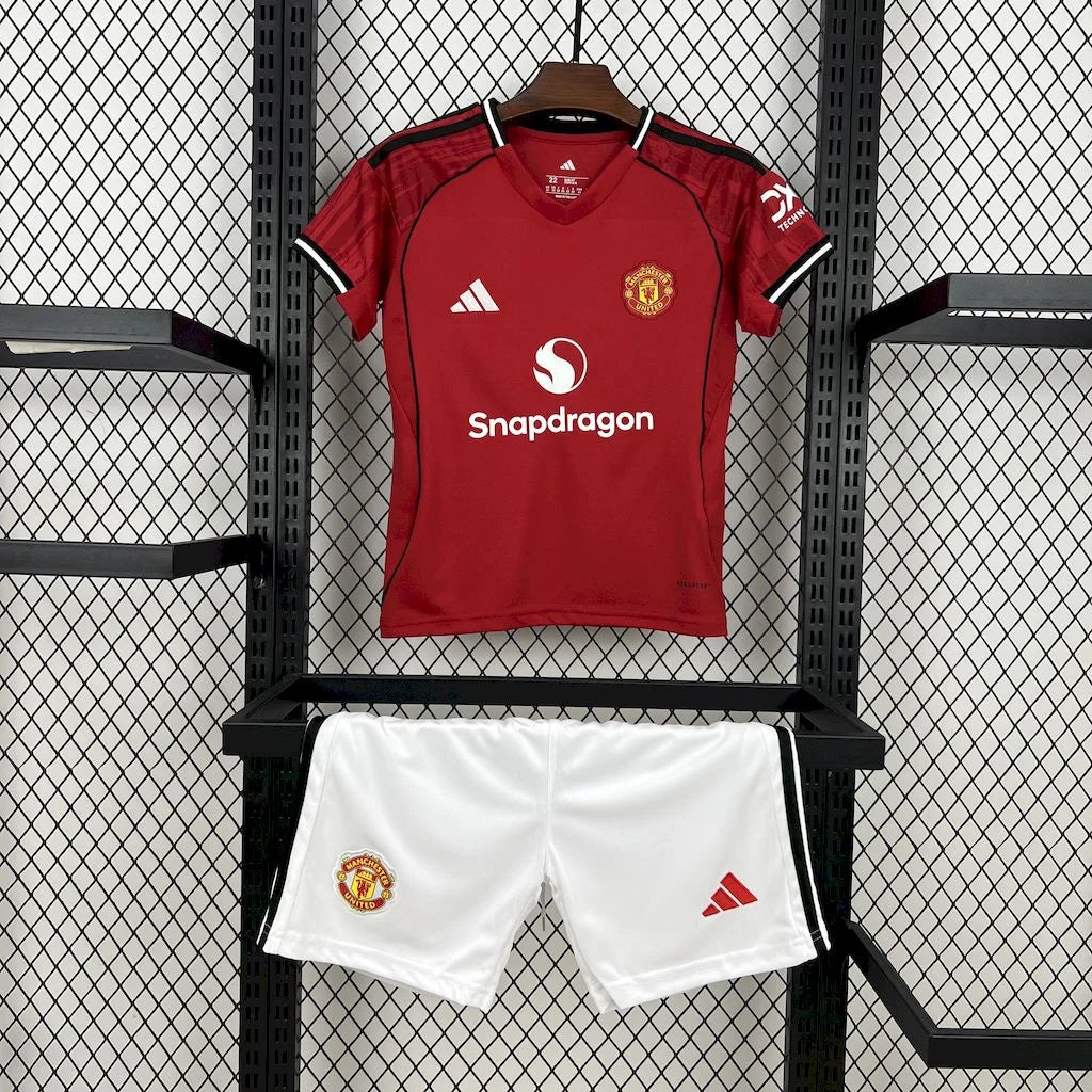 2025/2026 Manchester United Local Kit Talla Niño