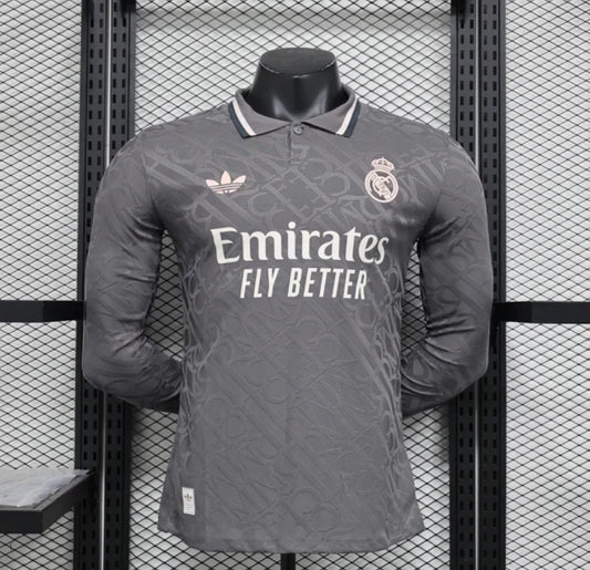 Real Madrid 2024/2025 Alternativa Kit Manga Larga