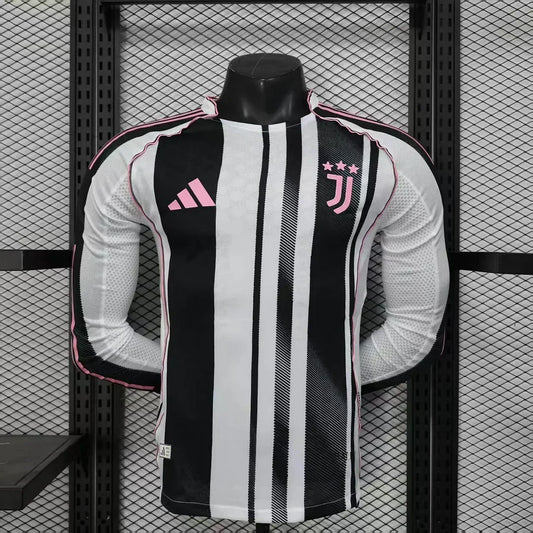 2025/2026 Juventus Local Kit Manga Larga
