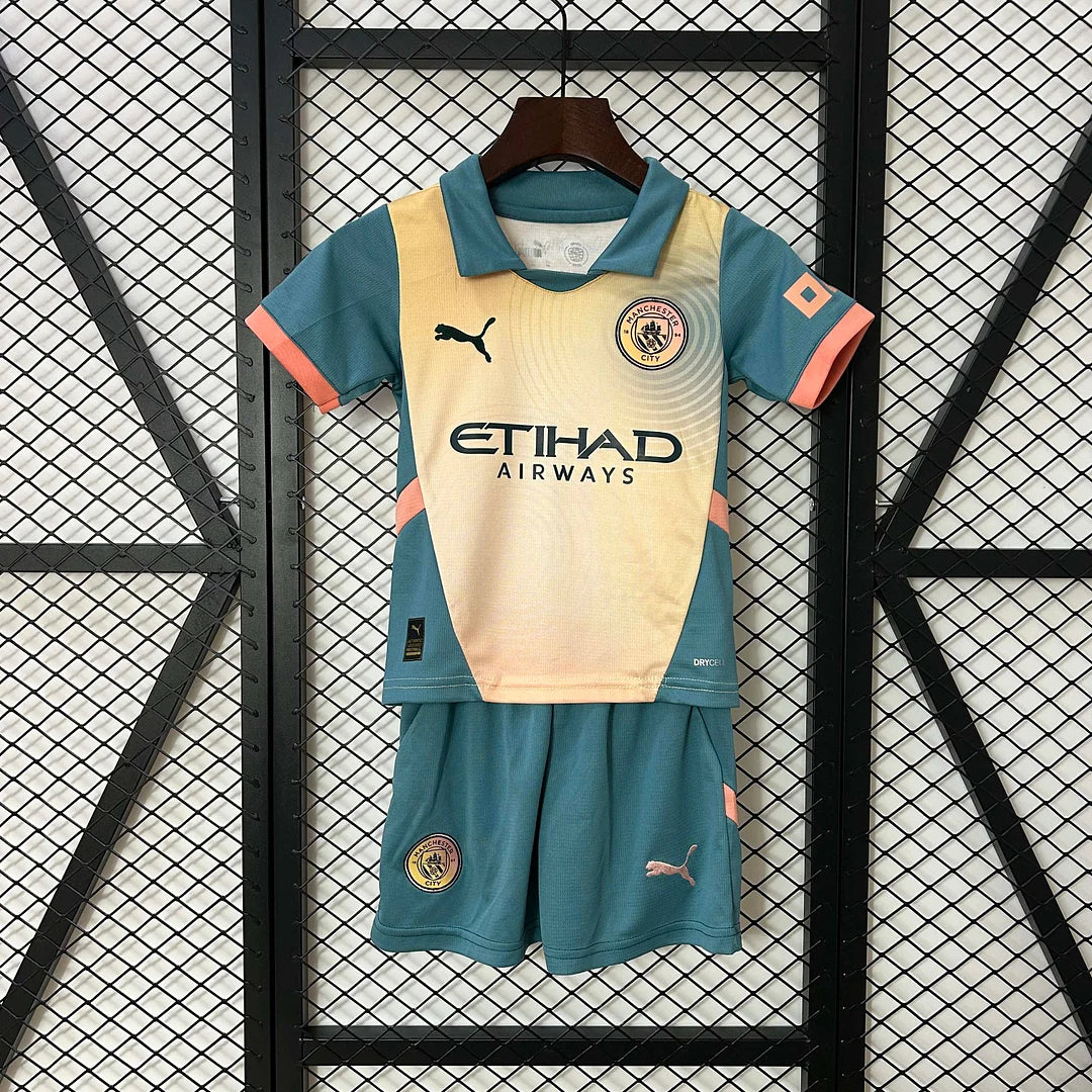 2024/2025 Manchester City Fourth Visitante Talla Niño