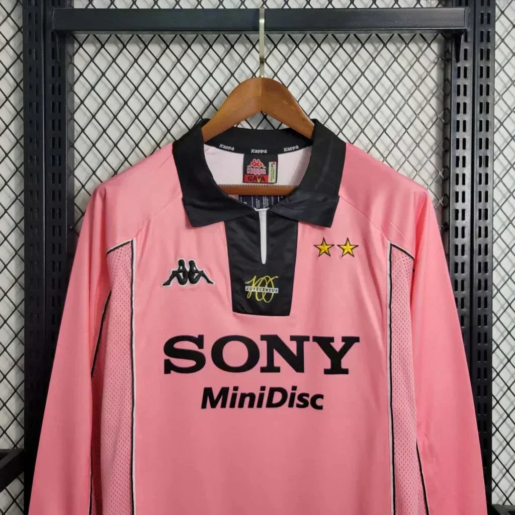 1997-1998 Retro Juventus Visitante Manga Larga