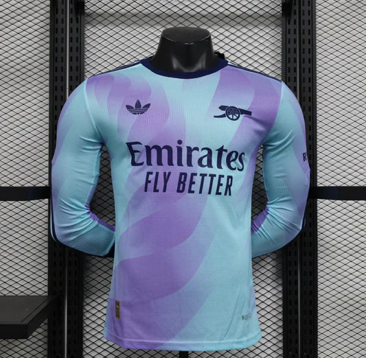 Arsenal 2024/2025 Alternativa Kit Manga Larga