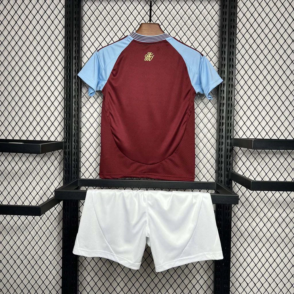 2024-2025 Aston Villa Local Kit Talla Niño