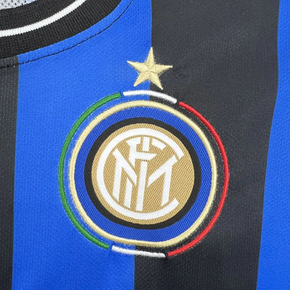 2009/2010 Retro Inter Milan Local Manga Larga