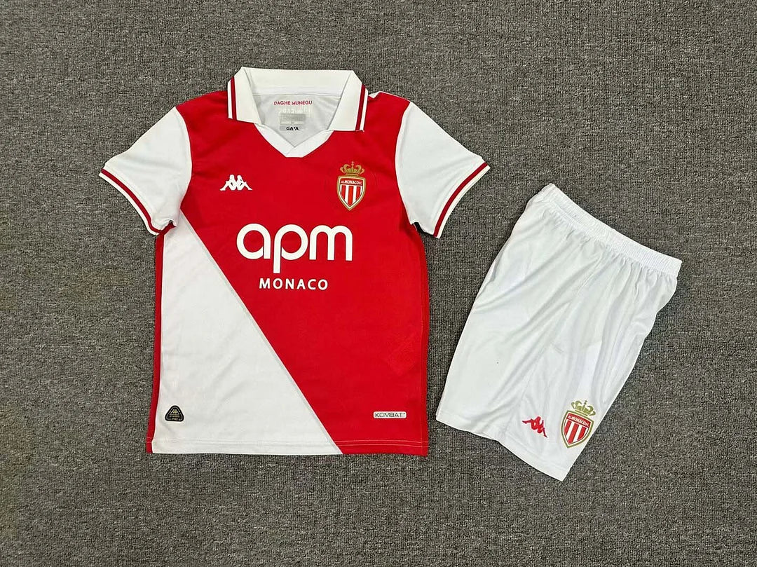 2024/2025 AS Monaco Local Kit Talla Niño