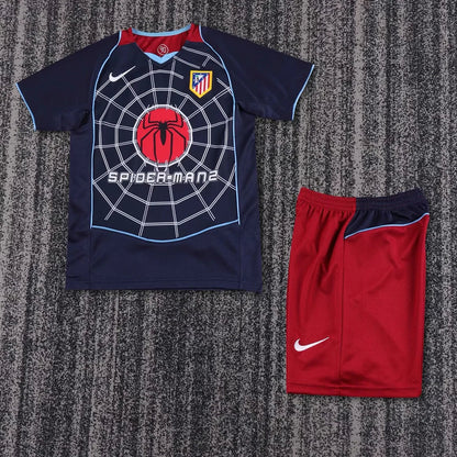 2004/2005 Retro Atletico Madrid Visitante Kit Talla Niño