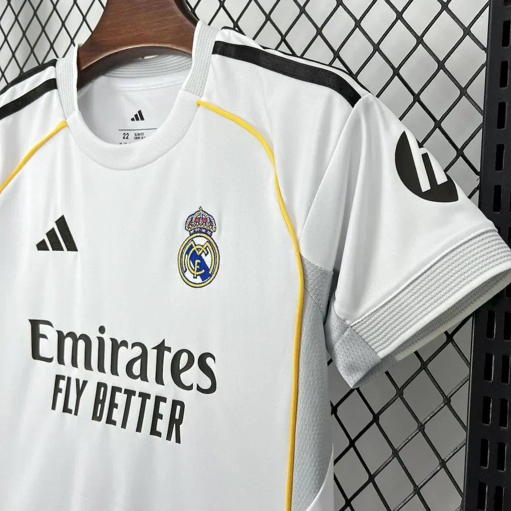 2025/2026 Real Madrid Local Kit Talla Niño
