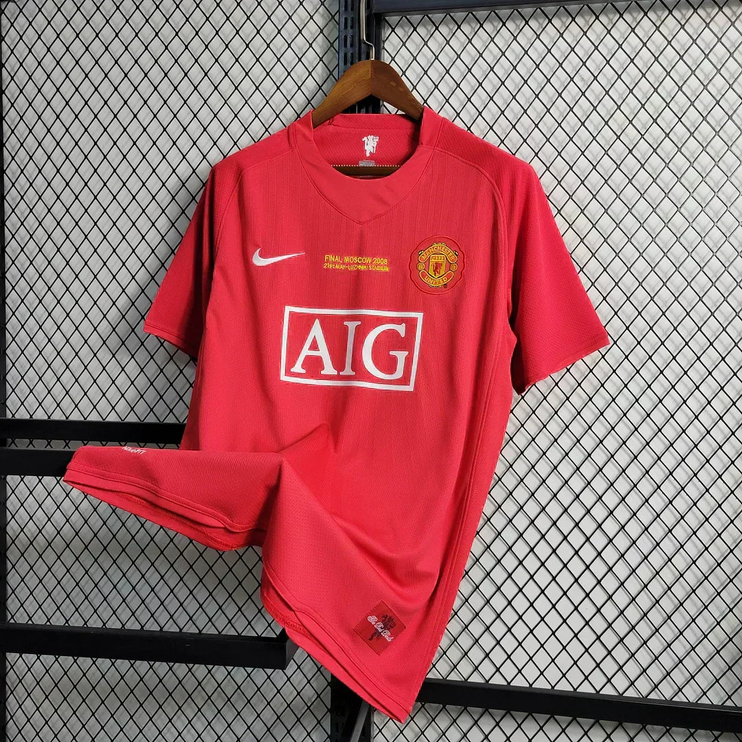 2007/2008 Retro Manchester United Local Champions League Kit