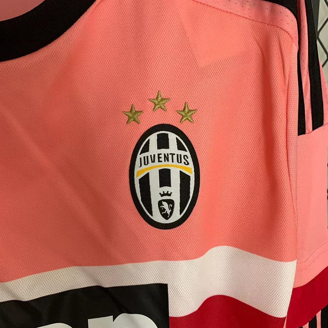 2015-2016 Juventus Retro Visitante Manga Larga
