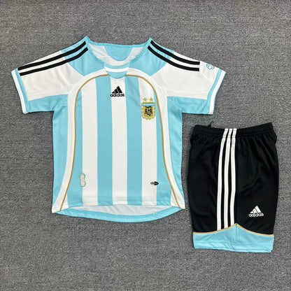 2006 Retro Argentina Local Kit Talla Niño