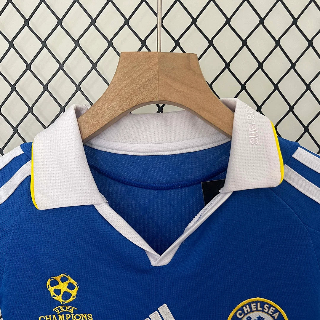 2008-2009 Retro Chelsea Champions League Final Local Kit Talla Niño
