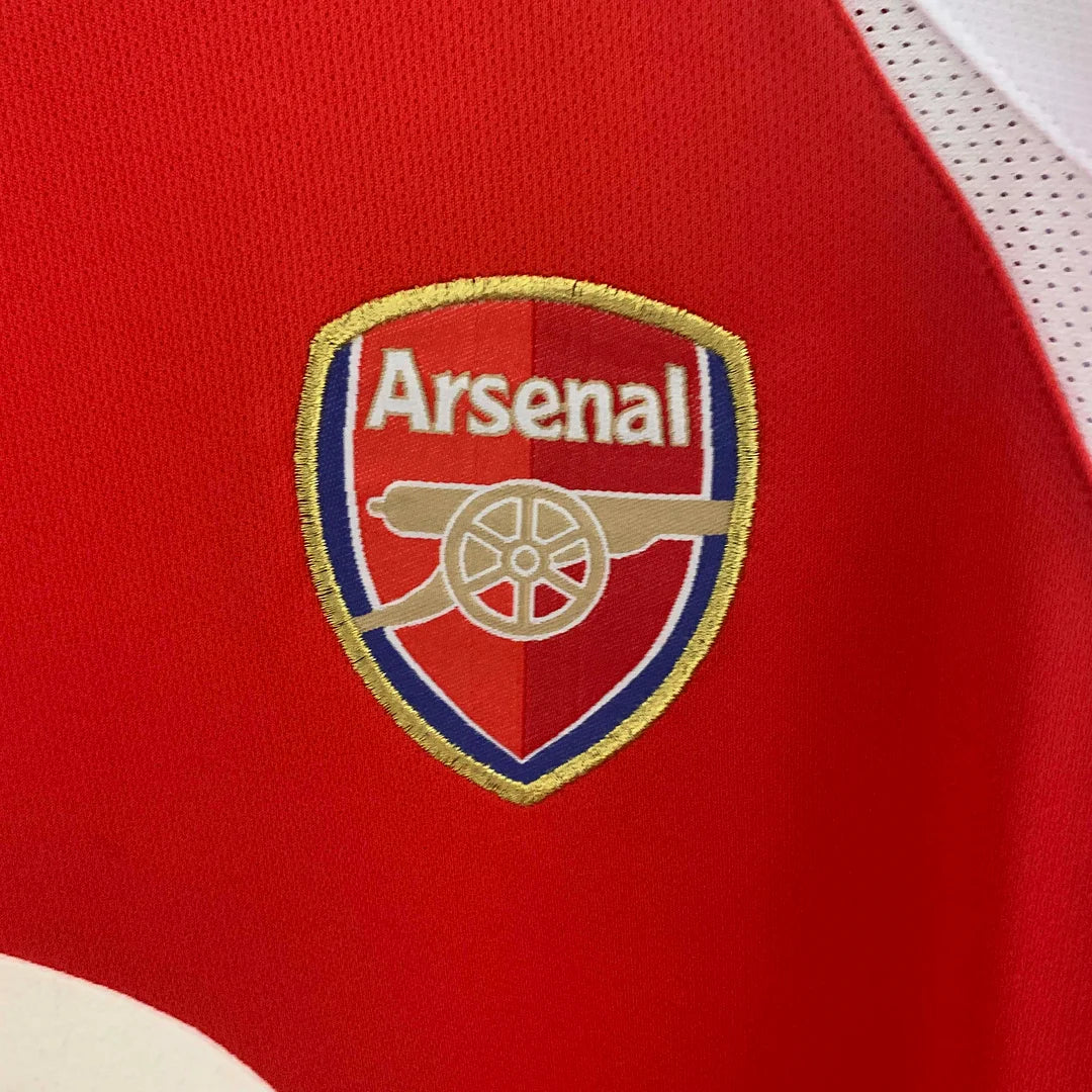 2003-2004 Retro Arsenal Local Manga Larga