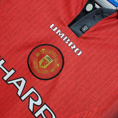 1996/1998 Retro Manchester United Local Manga Larga