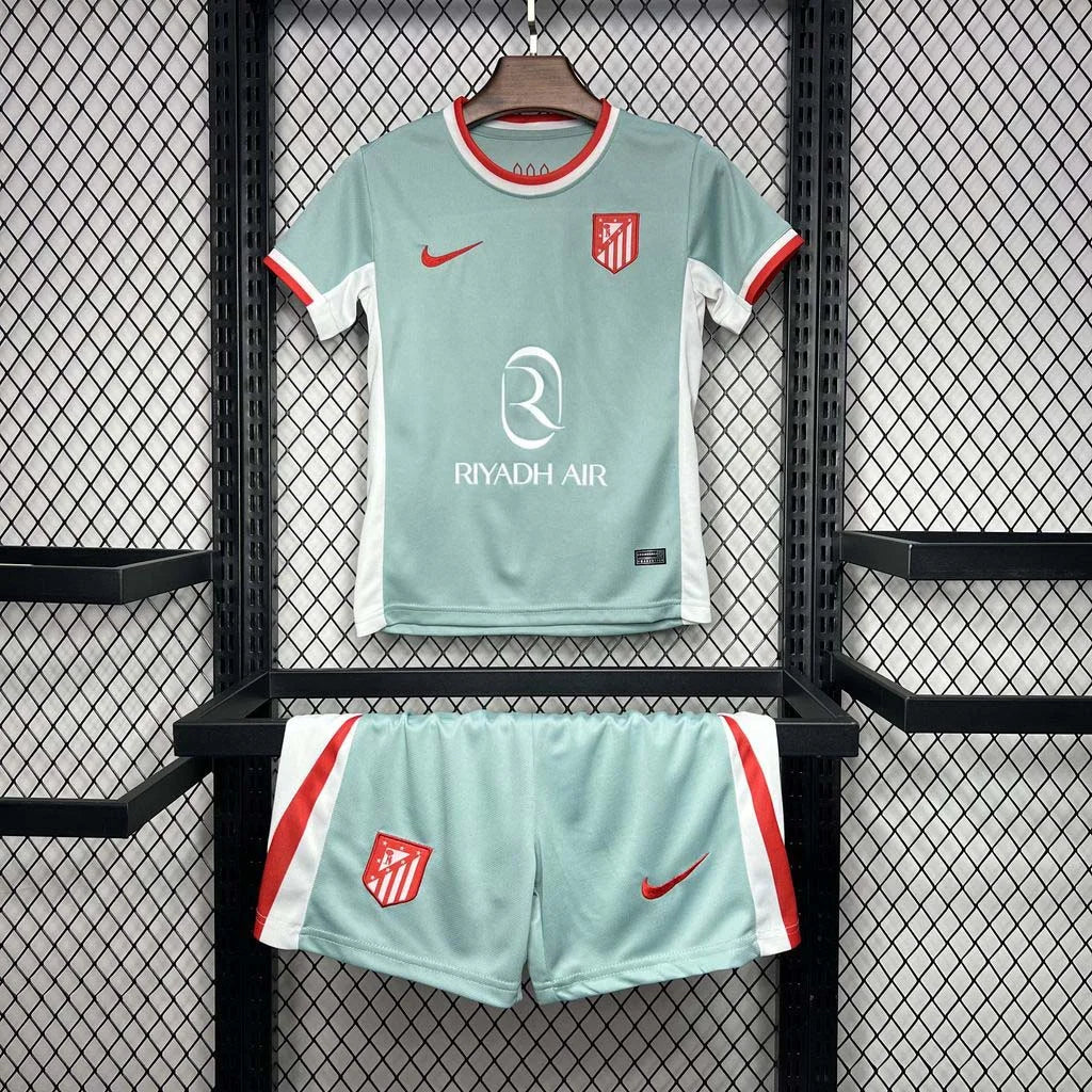 2024-2025 Atletico Madrid Visitante Kit Talla Niño