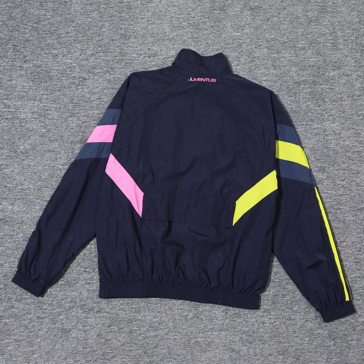 Juventus Dark Blue and Pink x Light Green Jacket