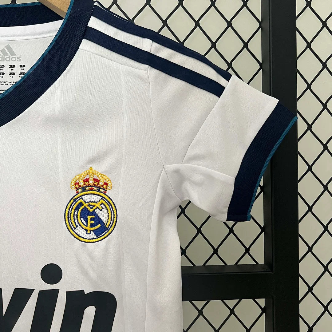 2012/2013 Retro Real Madrid Local Kit Talla Niño