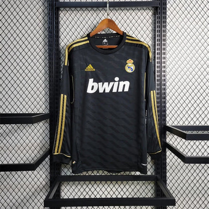 2011/2012 Retro Real Madrid Visitante Manga Larga
