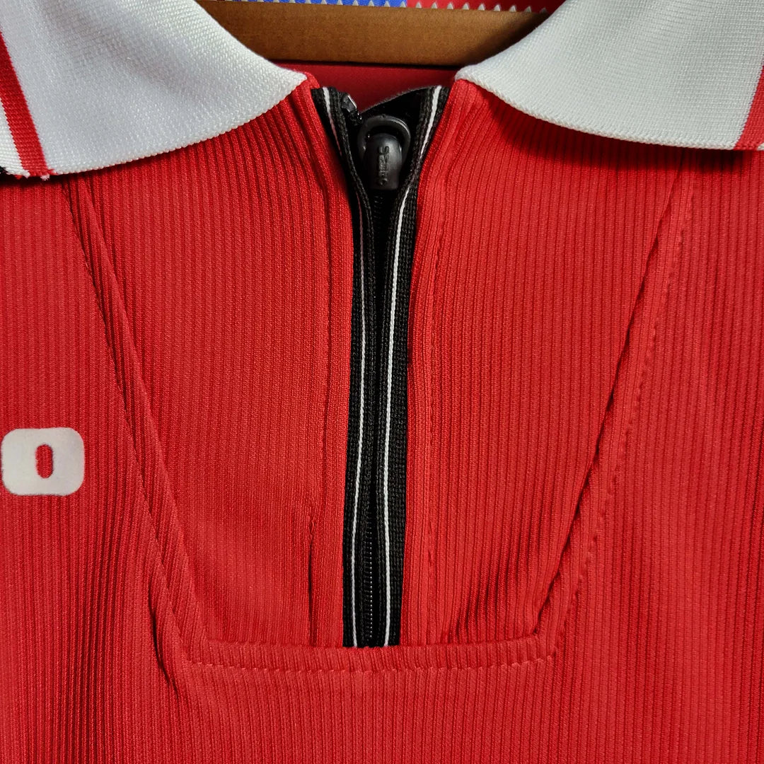 1998/1999 Retro Manchester United Local Manga Larga
