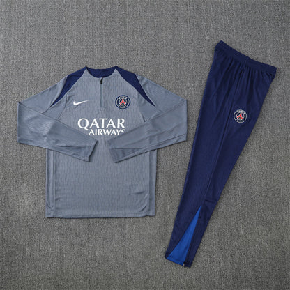 PSG Paris Saint Germain Grey and Blue Chándal