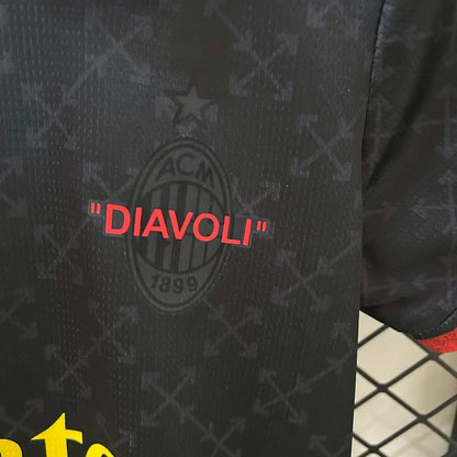 2024/2025 AC Milan X Off White Edición Especial Talla Niño