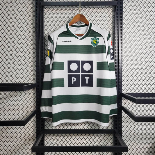 2001/2003 Retro Sporting Lisbon Local Manga Larga