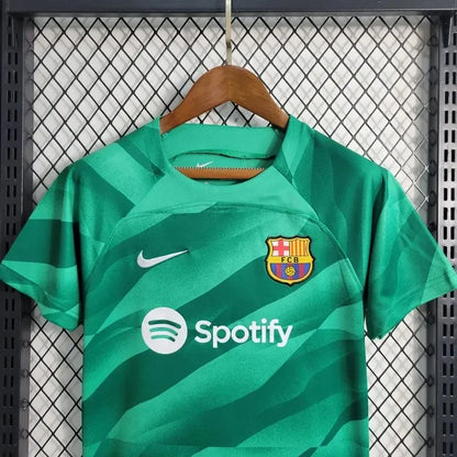 2023/2024 Barcelona Goalkeeper Kit Talla Niño