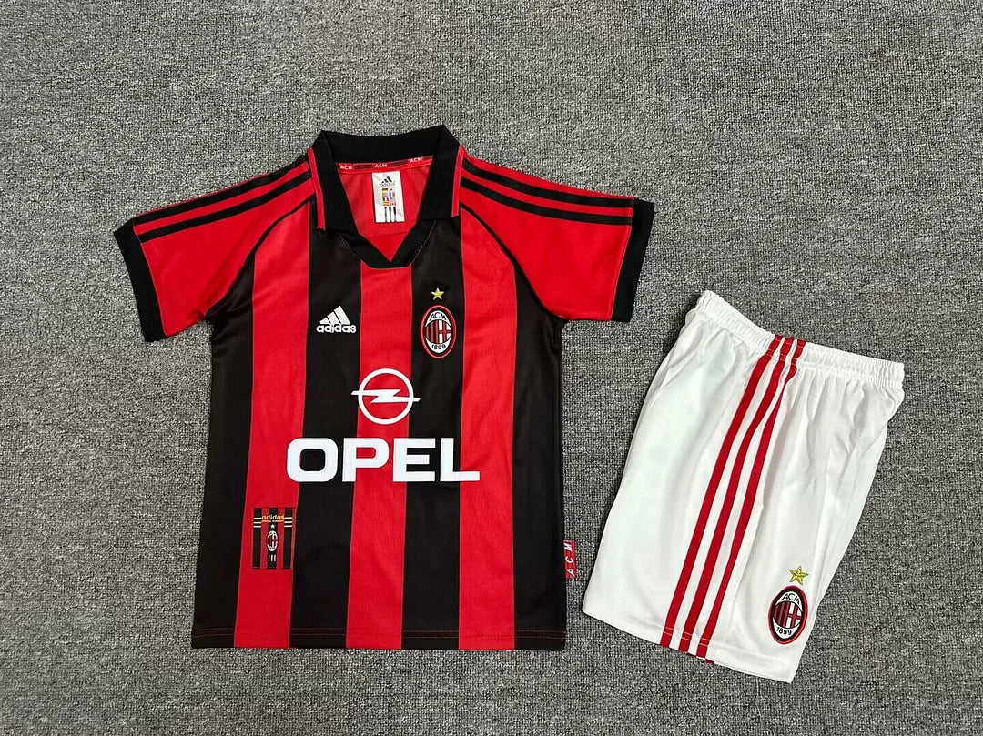 1998/1999 Retro AC Milan Local Kit Talla Niño