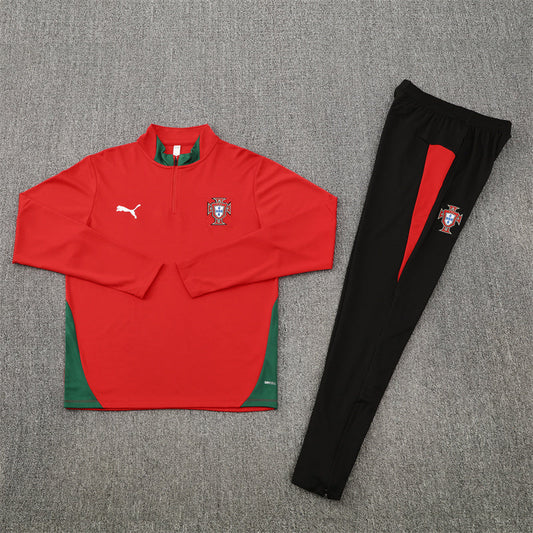 2025/2026 Portugal Red and Black Chándal