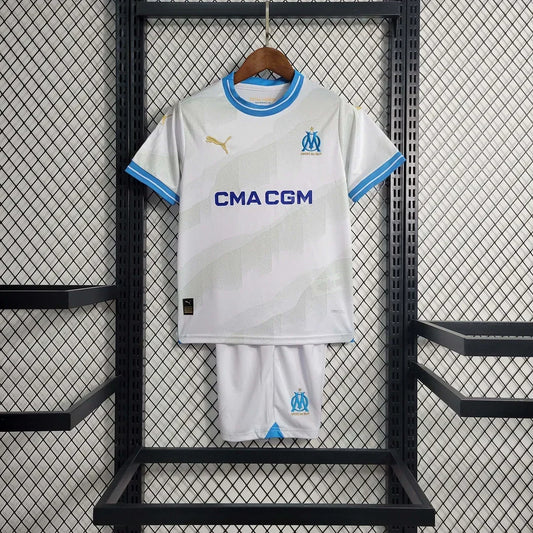 2023/2024 Olympique de Marseille Local Kit Talla Niño