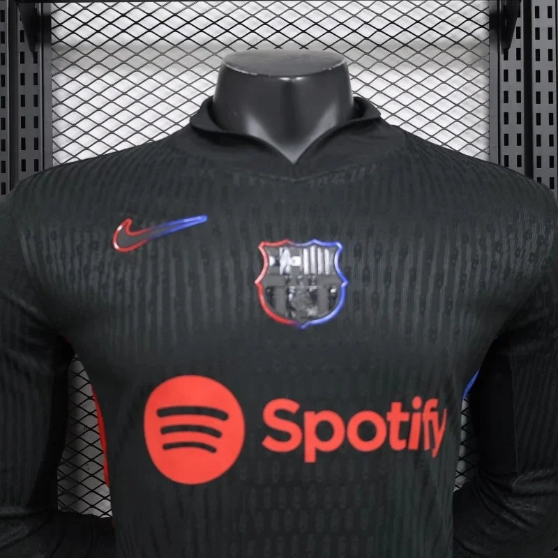 Barcelona 2024/2025 Visitante Kit Manga Larga