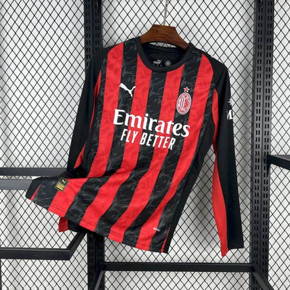 2025/2026 AC Milan Local Manga Larga