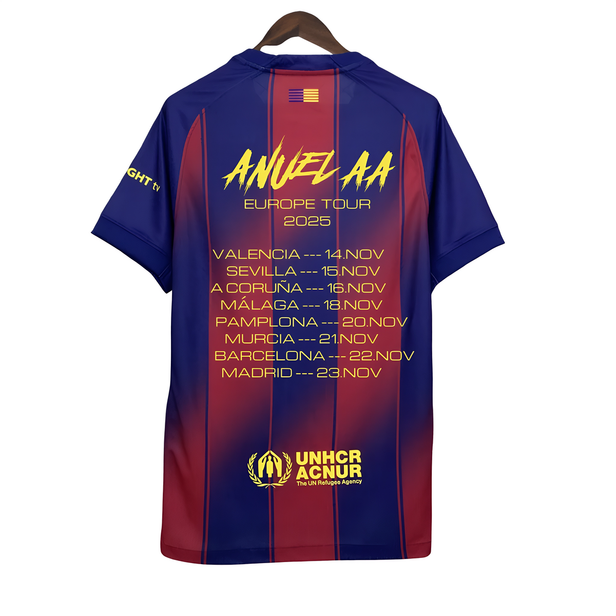 Anuel AA (RHLM 2 Spain Tour) x Barcelona camiseta