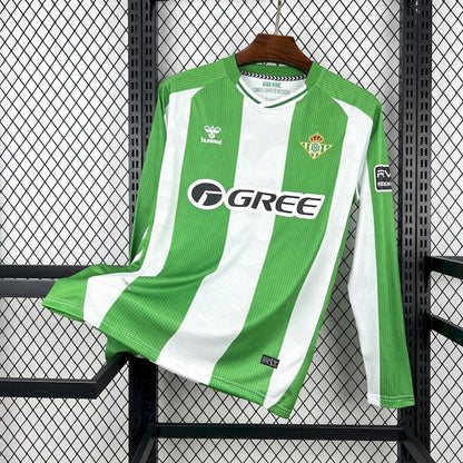 2025/2026 Real Betis Local Manga Larga