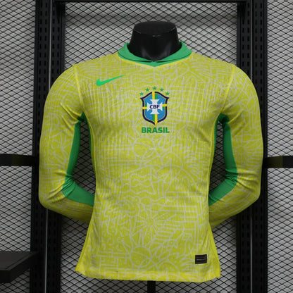 Brasil 2024/2025 Local Kit Manga Larga