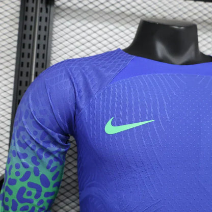 Brasil 2023/2024 Visitante Kit Manga Larga