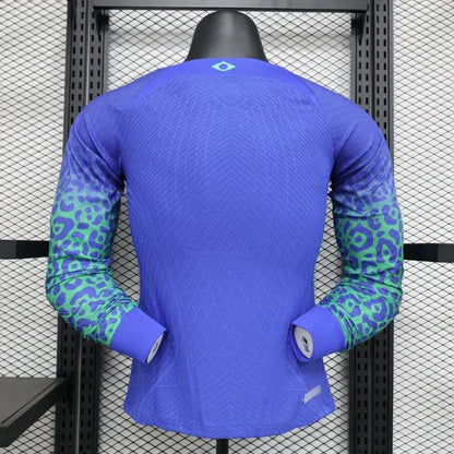 Brasil 2023/2024 Visitante Kit Manga Larga