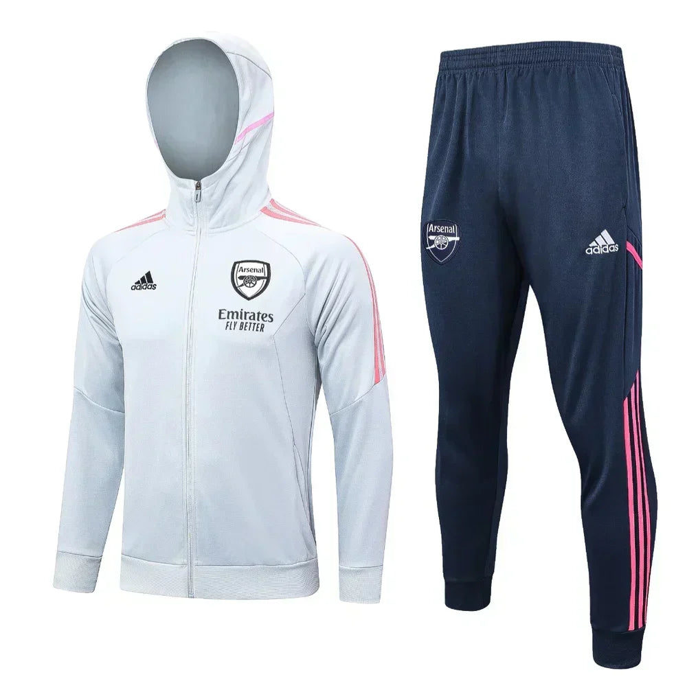 Arsenal FC White and Blue Chándal