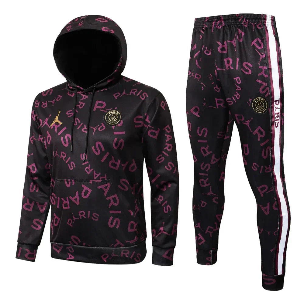 PSG Paris Saint Germain Black and Purple X Gold Chándal