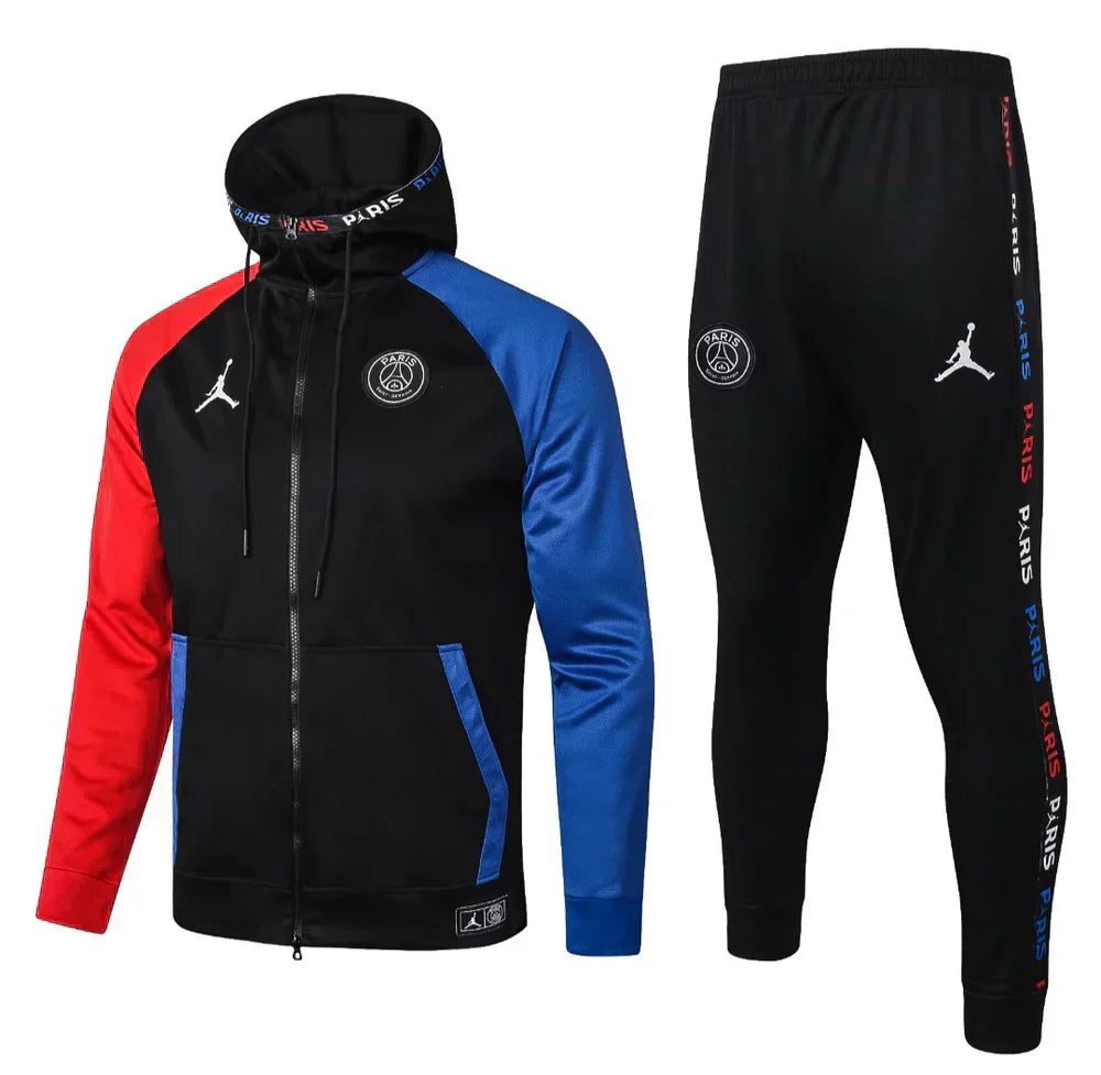 PSG Paris Saint Germain Black and Blue x Red Chándal