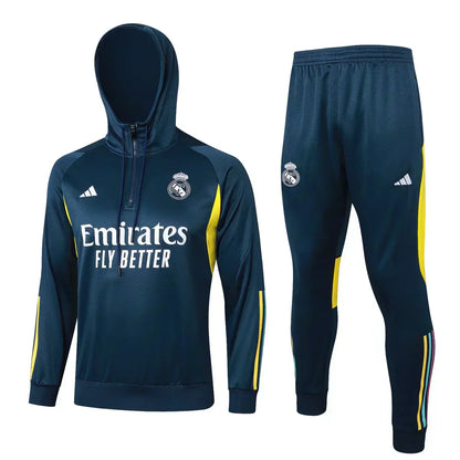 Real Madrid Dark Blue and Yellow Chándal