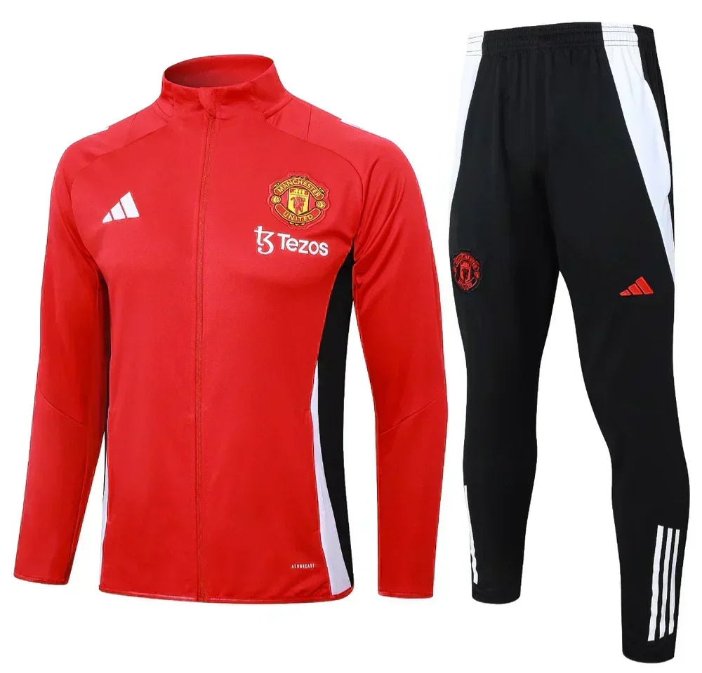 Manchester United Black and Red Chándal