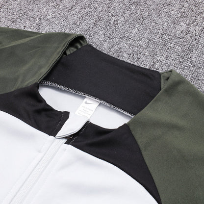 Barcelona Military Green and White Chándal