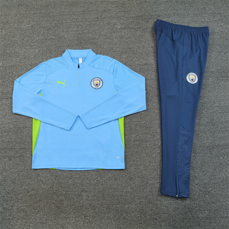 Manchester City Blue and Light Blue Chándal