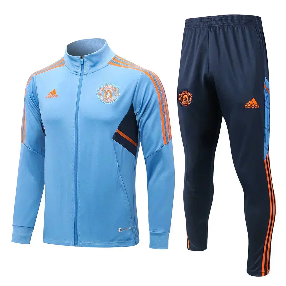 Manchester United Dark Blue and Light Blue Chándal
