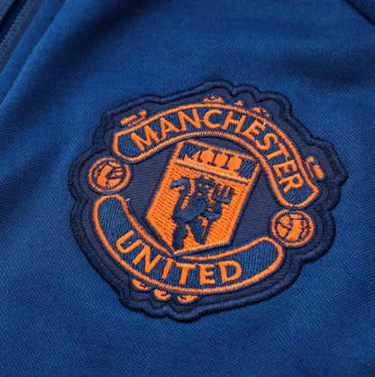 Manchester United Black and Dark Blue Chándal