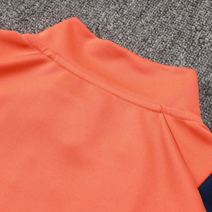 Manchester United Drak Blue and Orange Chándal II